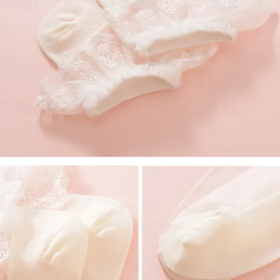 Women's Anckle Socks Low Cut Socks Wedding Work Holiday Lace Sexy Lolita Vintage Retro Cute 1 Pair Women Socks