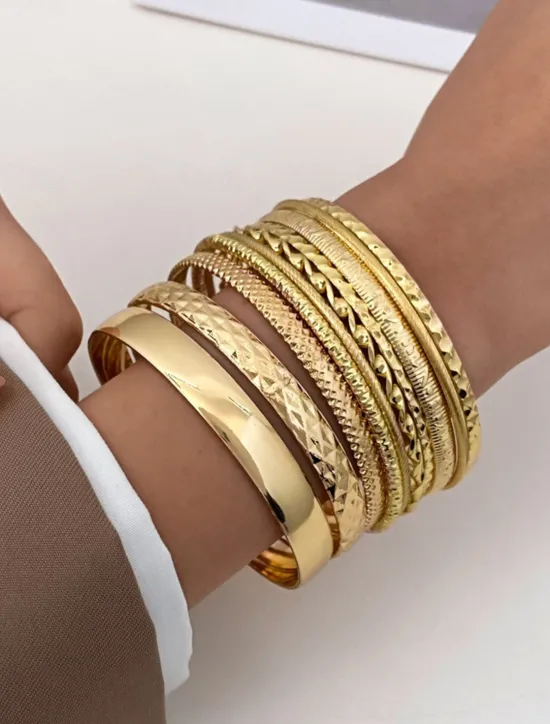 New Women's Bangle Fashion Outdoor Geometry Bracelets & Bangles Women Trendy Jewelry