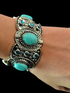 Discount Women's Bangle Textured Street Geometry Bracelets & Bangles Women Trendy Jewelry