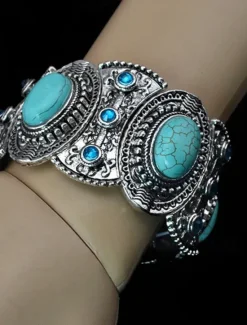 Discount Women's Bangle Textured Street Geometry Bracelets & Bangles Women Trendy Jewelry
