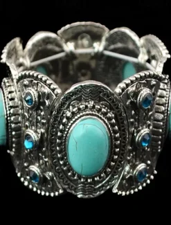 Discount Women's Bangle Textured Street Geometry Bracelets & Bangles Women Trendy Jewelry