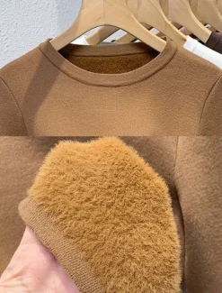 Clearance Women's Basic Sweater Crew Neck Knit Knitted Fall Winter Work Fashion Daily Basic Long Sleeve Solid Color Black Camel Women Pullovers & Tops