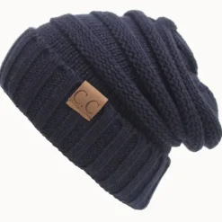 Clearance Women's Beanie Slouchy Street Dailywear Casual Pure Color Wine Blue Hat Work Orange Gray Fall Winter Women Hats