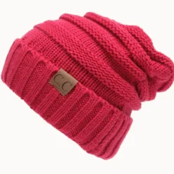 Clearance Women's Beanie Slouchy Street Dailywear Casual Pure Color Wine Blue Hat Work Orange Gray Fall Winter Women Hats