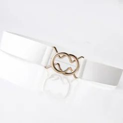 Clearance Women's Belt Alloy White Black Gray Pink Camel Wide Belt Outdoor Dailywear Daily Holiday Pure Color / Spring / Summer / Fall / Winter / Coffee Women Belt