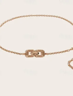 New Women's Belt Metal Alloy Champagne Gold Chain Outdoor Dailywear Daily Holiday Pure Color / Spring / Summer / Fall / Winter Women Belt