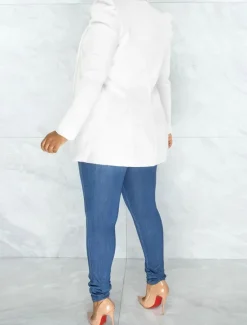 Best Women's Blazer Business Office Formal Blazer Suit Party Evening Jacket Casual Daily Spring Outerwear Long Sleeve Women Blazers & Suits