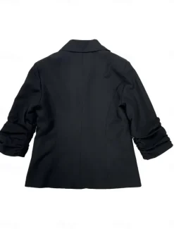 New Women's Blazer Comfortable Breathable Pocket Buttons Casual Plain Office Street Casual Daily Wear Single Breasted Regular Turndown Regular Fit Long Sleeve Outerwear Black White Navy Blue Summer Spring Women Blazers & Suits