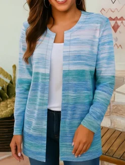 Clearance Women's Blazer Windproof Warm Pocket Color Block Open Front Modern Casual Boho Vintage Geometric Casual Daily Casual Daily Short Crewneck Regular Fit Long Sleeve Outerwear Black Yellow Pink Summer Women Blazers & Suits