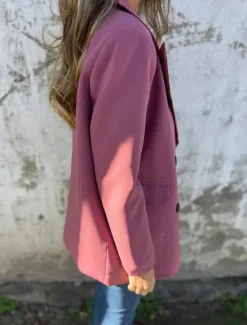 New Women's Blazer Work Button Solid Color Breathable OL Style Regular Fit Outerwear Long Sleeve Fall White S Women Blazers & Suits