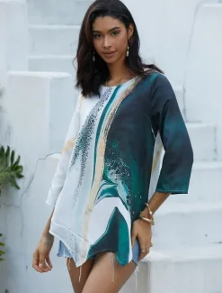 Clearance Women's Blouse Long Sleeve Asymmetrical Hem Chiffon Basic Floral Print Regular Tops Round Neck Casual Daily Spring Fall Women Chiffon Tops|Blouses & Shirts