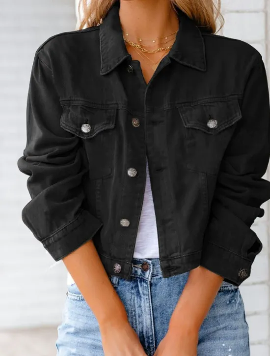 Hot Women's Blouse Plain Stylish Long Sleeve Shirt Collar Regular Tops Daily Holiday Buttons Pocket Black White Yellow Pink Red Spring Women Blouses & Shirts