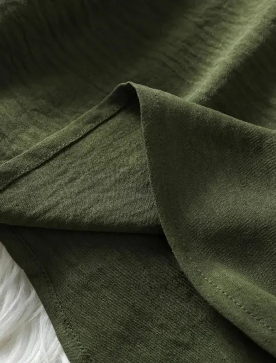 New Women's Blouse Solid Color Stylish Casual Short Sleeve V Neck Regular Tops Daily Black Army Green Blue Summer Women Blouses & Shirts
