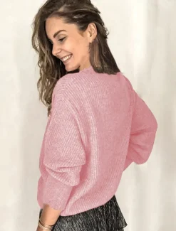 Clearance Women's Blouse Vintage Casual Lace Long Sleeve V Neck Work Black White Pink Green Spring Fall Winter Women Lace Tops