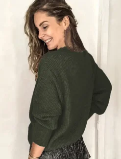 Clearance Women's Blouse Vintage Casual Lace Long Sleeve V Neck Work Black White Pink Green Spring Fall Winter Women Lace Tops