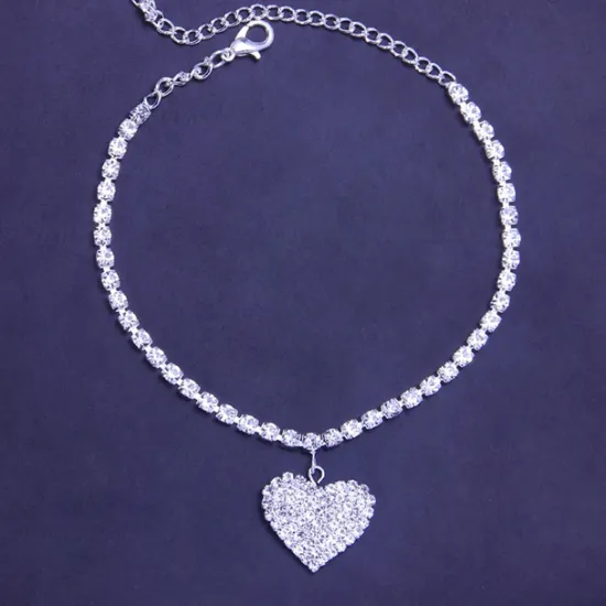 Sale Women's body chain Chic & Modern Anniversary Heart Anklet / Party Evening / Gold / Silver / Fall / Winter Women Trendy Jewelry