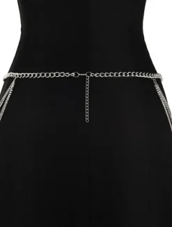 Outlet Women's body chain Fashion Outdoor Geometry Rantai cermin mata Women Trendy Jewelry