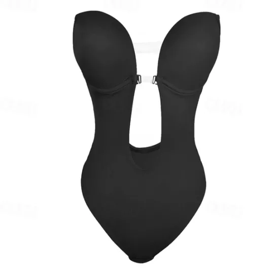 Online Women's Bodysuits Backless Tummy Control Push Up Wedding Party Party & Evening Club Sport Overbust Corset Pure Color Home Outfits Women Shapewear
