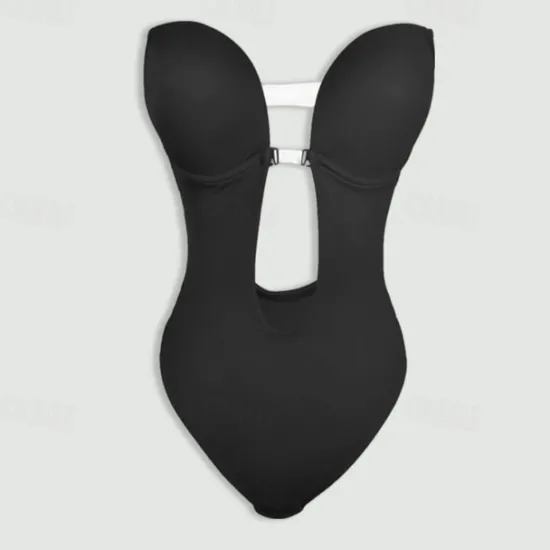 Online Women's Bodysuits Backless Tummy Control Push Up Wedding Party Party & Evening Club Sport Overbust Corset Pure Color Home Outfits Women Shapewear