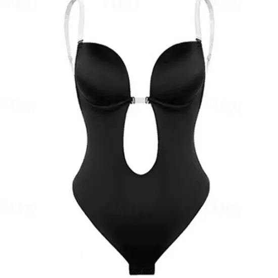 Online Women's Bodysuits Backless Tummy Control Push Up Wedding Party Party & Evening Club Sport Overbust Corset Pure Color Home Outfits Women Shapewear