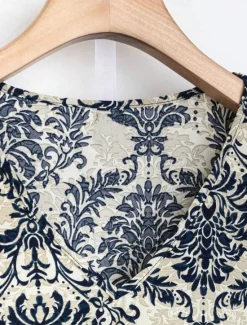 Online Women's Bohemia Daily Blouse Wide Leg Pants Sleeveless V Neck Floral Ruffle Print Casual Daily Black Brown Summer Regular Fit Women Two Piece Sets