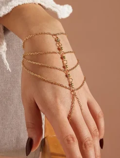 Clearance Women's Bracelet Layered Wedding Birthday Cute Personalized Luxury Elegant Alloy Bracelet Jewelry For Formal Holiday Date Birthday Festival Women Trendy Jewelry