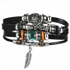 New Women's Bracelets Artistic Party Color Block Bracelets & Bangles / Black / Silver / Blue / Fall / Winter Women Trendy Jewelry