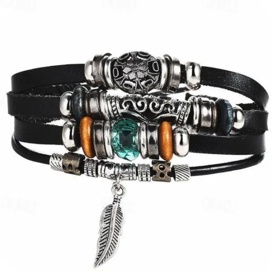 New Women's Bracelets Artistic Party Color Block Bracelets & Bangles / Black / Silver / Blue / Fall / Winter Women Trendy Jewelry