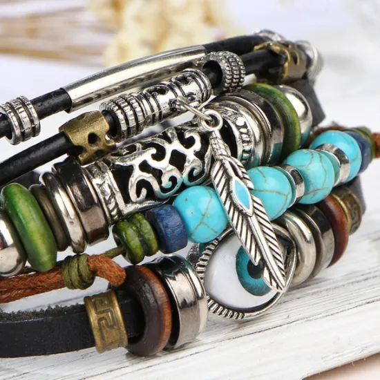 New Women's Bracelets Artistic Party Color Block Bracelets & Bangles / Black / Silver / Blue / Fall / Winter Women Trendy Jewelry