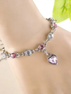 Hot Women's Bracelets Fashion Outdoor Heart Bracelets & Bangles Women Trendy Jewelry