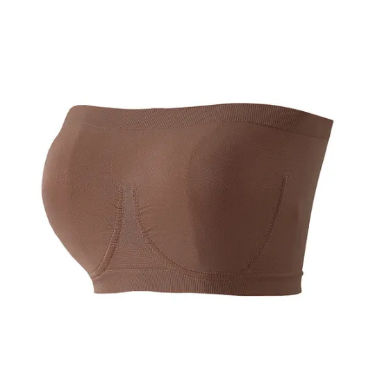 Hot Women's Bras & Bralettes Tube Bra Strapless Full Coverage Solid Color Scoop Neck Micro-elastic Breathable Invisible Casual Daily Nylon Green / 1 PC Home Outfits Women Lingerie