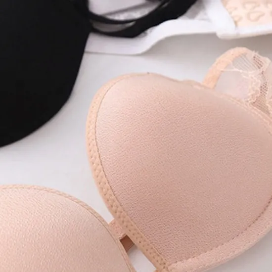 New Women's Bras & Bralettes Tube Bra Strapless Demi Cup Solid Color V Neck Stretchy Breathable Invisible Casual Daily Nylon White / 1 PC Home Outfits Women Lingerie