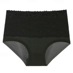 Clearance Women's Brief Underwear 1 PC Underwear Fashion Simple Sexy Lace Hole Flower High Waist Sexy Black Purple Pink M L XL Home Outfits Women Lingerie
