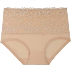 Clearance Women's Brief Underwear 1 PC Underwear Fashion Simple Sexy Lace Hole Flower High Waist Sexy Black Purple Pink M L XL Home Outfits Women Lingerie