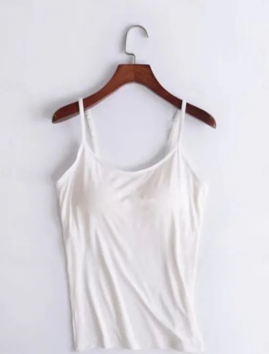 Online Women's Camisole Tank Top Solid Color Daily Casual Sleeveless Strap Regular Tops Daily Black White Pink Purple Fuchsia Summer Women Tank Tops & Camis