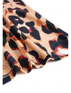 Women's Camisole Tank Top Vest Fashion Streetwear Print Sleeveless Regular Tops Crew Neck Casual Pink Brown Green Khaki Summer Women Tank Tops & Camis