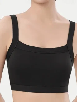 Women's Camisole Tank Top Basic Sleeveless Regular Tops Crew Neck Black White Brown Gray Summer Women Tank Tops & Camis