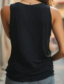 Hot Women's Camisole Tank Top Heart Fashion Sleeveless Crew Neck Regular Tops Daily Print Summer Women T-Shirts|Tank Tops & Camis