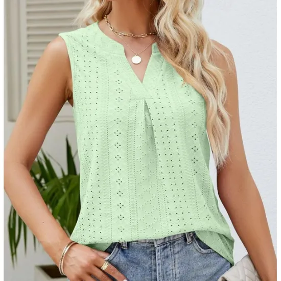 Hot Women's Camisole Tank Top Crew Neck White Pink Purple Green Summer Women Tank Tops & Camis