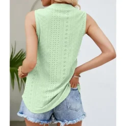 Hot Women's Camisole Tank Top Crew Neck White Pink Purple Green Summer Women Tank Tops & Camis