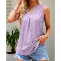 Hot Women's Camisole Tank Top Crew Neck White Pink Purple Green Summer Women Tank Tops & Camis