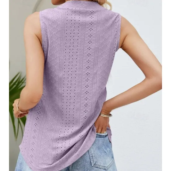 Hot Women's Camisole Tank Top Crew Neck White Pink Purple Green Summer Women Tank Tops & Camis
