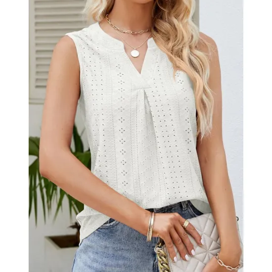 Hot Women's Camisole Tank Top Crew Neck White Pink Purple Green Summer Women Tank Tops & Camis