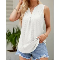 Hot Women's Camisole Tank Top Crew Neck White Pink Purple Green Summer Women Tank Tops & Camis