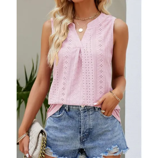 Hot Women's Camisole Tank Top Crew Neck White Pink Purple Green Summer Women Tank Tops & Camis