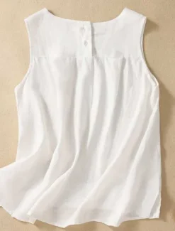 Best Women's Camisole Tank Top Solid Color Daily Casual Sleeveless Crew Neck Regular Tops Daily Black White Yellow Red Purple Summer Women Shirts