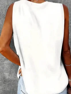 New Women's Camisole Tank Top Floral Graphic Stylish Casual Sleeveless Crew Neck Regular Tops Daily Print Summer Women Tank Tops & Camis