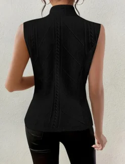 Outlet Women's Camisole Tank Top Solid Color Elegant Daily Stylish Sleeveless V Neck Regular Tops Daily Holiday Buttons Black White Khaki Gray Summer Women Tank Tops & Camis