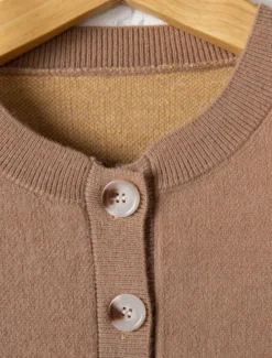 Women's Cardigan Sweater Knitted Ribbed Button Front Round Neck Long Sleeve Lightweight Elegant Fashion Streetwear Daisy Crew Neck Print Regular Tops Knit Outdoor Daily Weekend Black Blue Fall Winter Women Cardigans & Outerwears