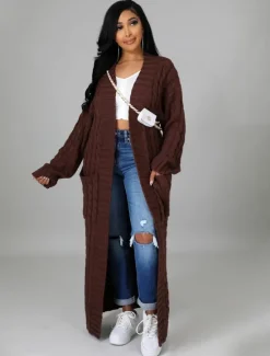 Clearance Women's Cardigan Sweater Sexy Solid Color Chunky V Neck Knitted Drop Shoulder Long Sleeve Tunic Knit Home Daily Red Brown Black Fall Winter Women Cardigans & Outerwears